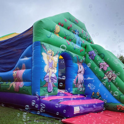 0.55 χιλιοστών PVC βινύλιο καρότσας Bouncer House με διασκέδαση εσωτερικού και εξωτερικού διαδρόμου