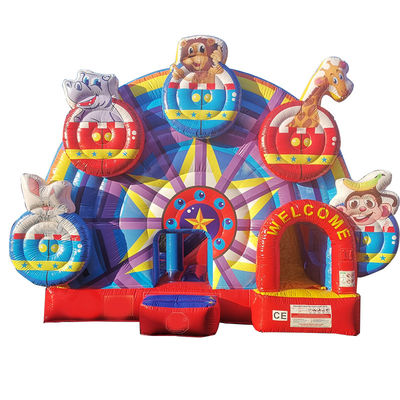 KRC Κόκκινο ζώο Ferris Wheel φουσκωτό σπίτι για άλματα