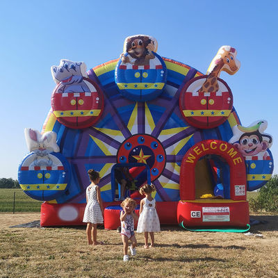 KRC Κόκκινο ζώο Ferris Wheel φουσκωτό σπίτι για άλματα