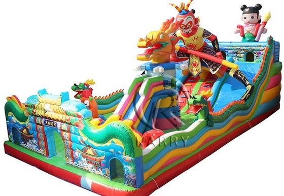 Παιδικά φουσκωτά Unisex διασκέδαση πόλη Dino Θέμα Bounce House Slide για εκδηλώσεις πάρτι