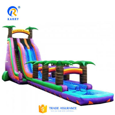 Μέγιστη χωρητικότητα 100-500kg PVC φουσκωτή υδρατσουλήθρα για εμπορικές δραστηριότητες παιδιών