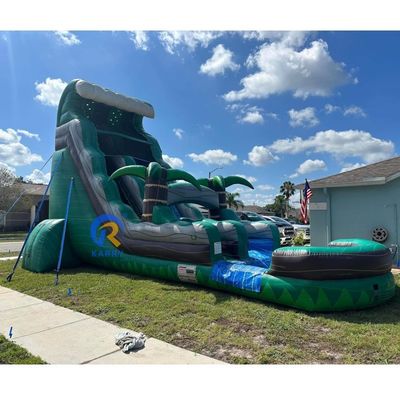 Πίσω αυλή Διασκέδαση Μέγιστη χωρητικότητα >500kg Πίθανος καρχαρίας φοινικός φουσκωτός υδρατρείος με πισίνα