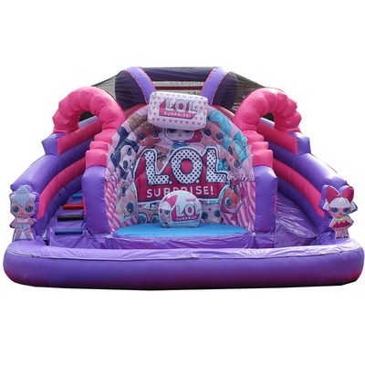 Μονάδα κατοικίας Unisex Inflatable Cartoon LOL υγρό/ξηρό υδρόδρομο με πισίνα και κάστρο