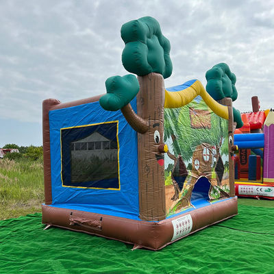 14 Χρόνια Ανάπτυξη Γυναίκας-Νέο PVC φουσκωτό Treehouse Bounce House Κάστρο για Εμπορική