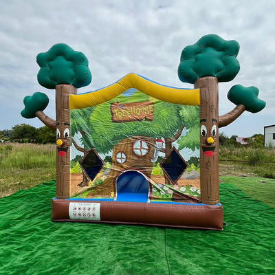 14 Χρόνια Ανάπτυξη Γυναίκας-Νέο PVC φουσκωτό Treehouse Bounce House Κάστρο για Εμπορική