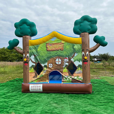 14 Χρόνια Ανάπτυξη Γυναίκας-Νέο PVC φουσκωτό Treehouse Bounce House Κάστρο για Εμπορική