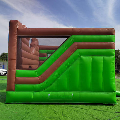 CE EN14960 Πιστοποιημένο φουσκωτό Combo Castle Slide για ενοικίαση πάρτι Minecraft Θέμα