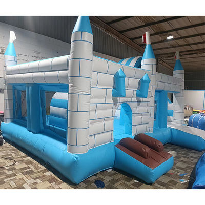 Τελευταία δημοφιλής φουσκωτό εμπόδιο Castle House Combo εσωτερική διαφάνεια για ενοικίαση πάρτι
