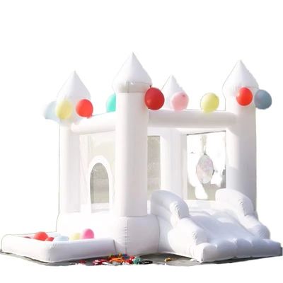 CE/EN71/EN14960 Πιστοποιημένος Unisex PVC λευκός φουσκωτός βουλευτής για παιδικές χαρές και πάρτι