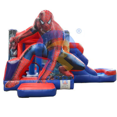 Σλάιντ Κομπό του Κάστρου Spiderman με πισίνα στο εμπορικό ανεμιστήρι πάρκο διασκέδασης