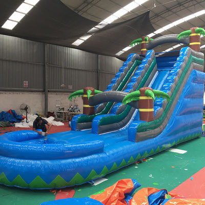 Unisex Bouncy House Slide φουσκωτό Jumping Air Bouncer Slide για πισίνα 5-10 επιβάτες