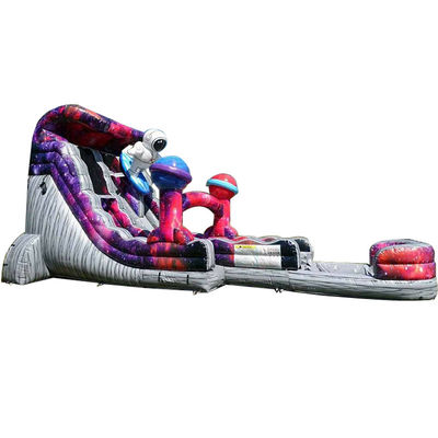 Πάρκο διασκέδασης Bouncy Toy 9x5x5m ή προσαρμοσμένο μέγεθος Castle Slide Combo Θέμα αστροναύτης