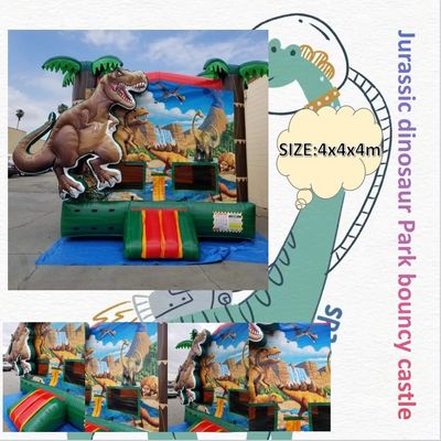Αεροαναπνευστήρας συμπεριλαμβάνεται Pop Dinosaur Land Inflatable Trampoline για παιδιά και ενήλικες