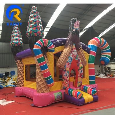Unisex φουσκωτό Παιδί Bounce House PORTABLE Candy House PVC Bouncy Κάστρο με φουσκωτή