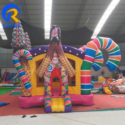 Unisex φουσκωτό Παιδί Bounce House PORTABLE Candy House PVC Bouncy Κάστρο με φουσκωτή