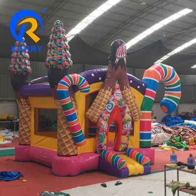 Unisex φουσκωτό Παιδί Bounce House PORTABLE Candy House PVC Bouncy Κάστρο με φουσκωτή