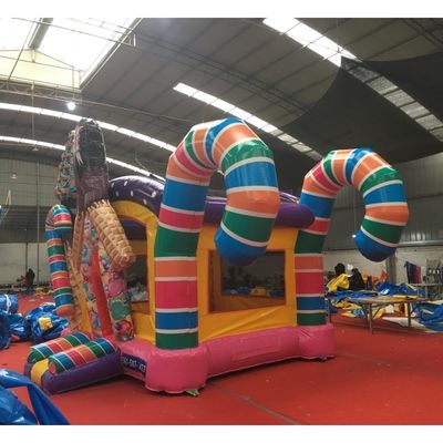 Unisex φουσκωτό Παιδί Bounce House PORTABLE Candy House PVC Bouncy Κάστρο με φουσκωτή
