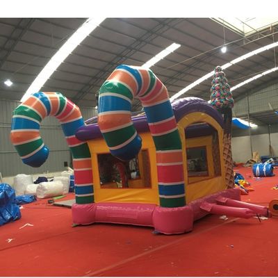 Unisex φουσκωτό Παιδί Bounce House PORTABLE Candy House PVC Bouncy Κάστρο με φουσκωτή