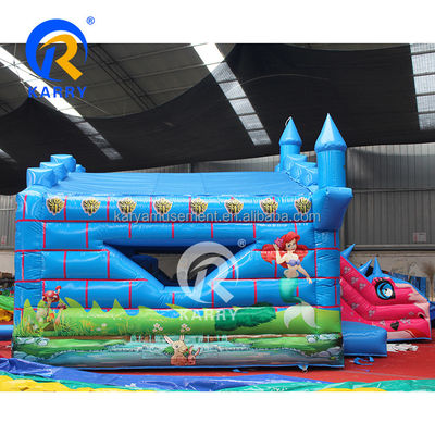 14 χρόνια πάνω Εξωτερικό εξοπλισμό διασκέδασης παιδιών φουσκωτό αναπηρικό σπίτι με διαδρόμιο