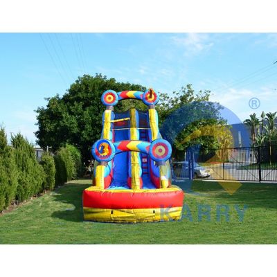 Κάρυ Στόχος 0,55mm PVC Καπάκι Κίτρινο Μαγικό Χρώμα Πνευματικό Διαδρόμιο με πισίνα