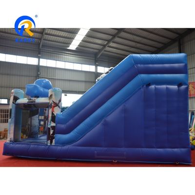 Προσαρμοσμένο λογότυπο Cartoon Train Dragon Inflatable Dry Slides με μέγιστη χωρητικότητα 100-500kg