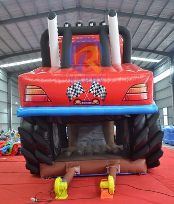 0.55mm PVC φουσκωτό Slide Jumping Toy Στυλ για εξωτερικό κάστρο Παιχνίδι στο πάρκο διασκέδασης