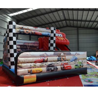 Προσαρμοσμένο λογότυπο Αποδεκτό Bouncy Castle Slide για εξοπλισμό εμπορικού κέντρου και παιδικά παιχνίδια στο εξωτερικό