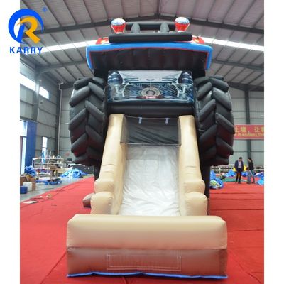 Θάλασσα / Αεροπορική παράδοση Custom PVC 3D Κόκκινο Off-Road Car Castle Πυροβόλο Σώμα για παιδιά