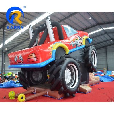 Θάλασσα / Αεροπορική παράδοση Custom PVC 3D Κόκκινο Off-Road Car Castle Πυροβόλο Σώμα για παιδιά