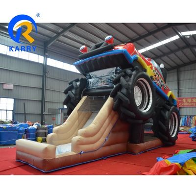 Θάλασσα / Αεροπορική παράδοση Custom PVC 3D Κόκκινο Off-Road Car Castle Πυροβόλο Σώμα για παιδιά