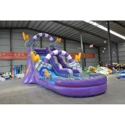 Εταιρική αεροαναπνευστήρα τύπου CE Commercial Inflatable Shark Water Slide