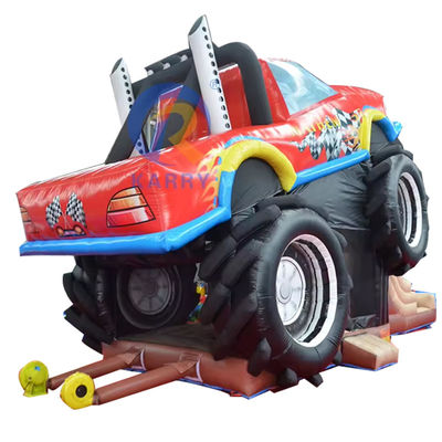OEM Δικαιούμενο PVC Off-road αυτοκίνητο αγωνιστικού αυτοκινήτου Trampoline Slide συνδυασμός Ελαστικό κάστρο