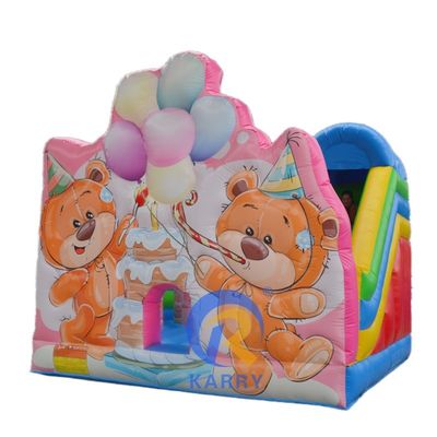 Προσαρμόσιμο φουσκωτό βουρτσάκι από PVC Mini Cute Bounce House για παιδιά EN71/CE πιστοποιημένο