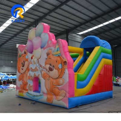 Προσαρμόσιμο φουσκωτό βουρτσάκι από PVC Mini Cute Bounce House για παιδιά EN71/CE πιστοποιημένο