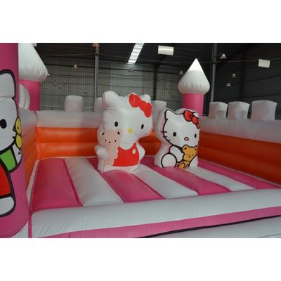 Παραδοσιακό Kitty Castle Bounce House CE Standard Air Blower και αξεσουάρ περιλαμβάνονται