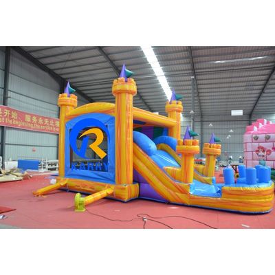 Κάρυ Εμπορικό Κάστρο Slide Combo Κίτρινο Μαγικό Χρώμα Bounce House για ενήλικες και παιδιά