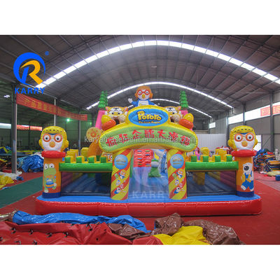 Πνευματώδης διασκέδαση πόλη Jumping Bouncy Castle Slide Combo για μέγιστη χωρητικότητα &lt;100kg