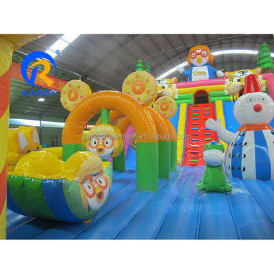 Πνευματώδης διασκέδαση πόλη Jumping Bouncy Castle Slide Combo για μέγιστη χωρητικότητα &lt;100kg
