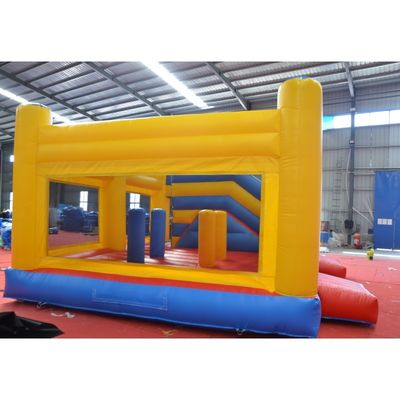 14 Years Up Πυροβόλο συνδυασμό με Slide και Bouncy Castle Γλυκός κίτρινος χαρακτήρας καρτούν