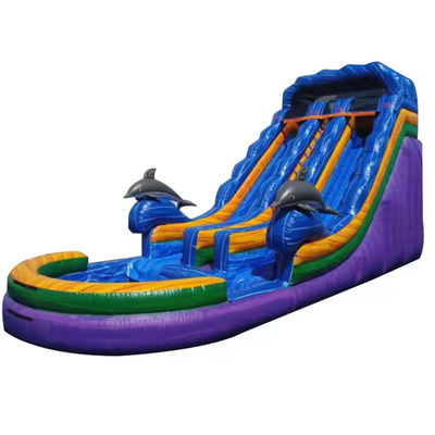 Ταχυδρομική αποστολή Unisex Bounce Slider Πυροβόλο υδρόδρομο με πισίνα Παιχνίδια