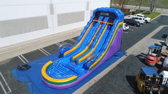 Ταχυδρομική αποστολή Unisex Bounce Slider Πυροβόλο υδρόδρομο με πισίνα Παιχνίδια