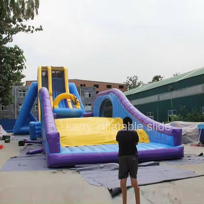 Μεγάλο φουσκωτό drop kick slide για ενήλικες υλικό PVC Προσωπική επιλογή