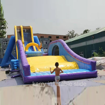 Μεγάλο φουσκωτό drop kick slide για ενήλικες υλικό PVC Προσωπική επιλογή