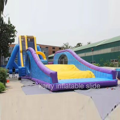 Μεγάλο φουσκωτό drop kick slide για ενήλικες υλικό PVC Προσωπική επιλογή