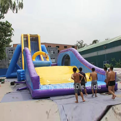 Μεγάλο φουσκωτό drop kick slide για ενήλικες υλικό PVC Προσωπική επιλογή