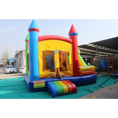Unisex φουσκωτό Bouncer Slide Combo πολύχρωμο κάστρο Bounce House για εξωτερικό πάρτι