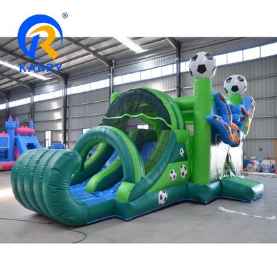 Φουσκωτός ποδοσφαιρικός παίκτης Combo Bouncer για παιδιά Εκδηλώσεις Κάστρο Slide και Επισκευή κιτ