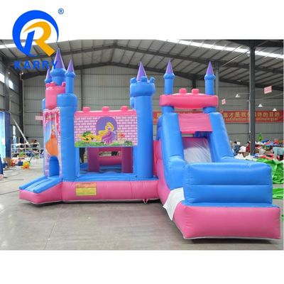 Πριγκίπισσα Πάρτι Κάστρο Jumper φουσκωτό Moonwalk Bouncer για ενεργό ψυχαγωγία