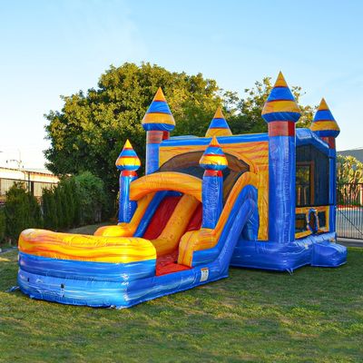 Εμπορική ποιότητα φουσκωτό Jumpy Bounce με δύο διαφάνειες υγρό στεγνό αναπνευστήρα περιλαμβάνεται Unisex