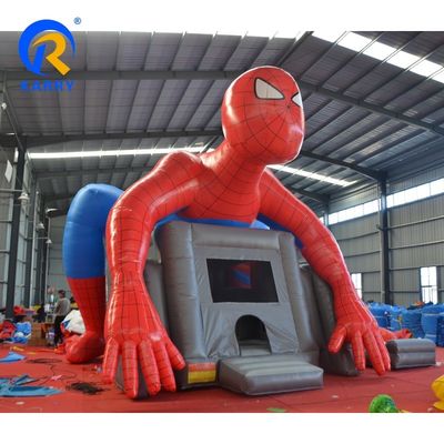 14 Χρόνια μέχρι Spiderman φουσκωτός bouncer πηδώντας κάστρο με υδρόρρευση